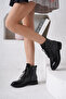 Ksenia Women's Genuine Leather Boots Black Patent Leather - 3