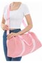 Unisex Quilted Pocket Long Strap Women and Men Can Use Travel Fitness and Sports Bag