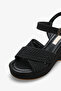 Zolsa Women's Straw Wedge Sandals - 5