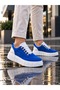 Kb-X10 Kuback Sax Suede White High Sole Casual Sneakers - 3