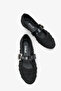 Anjali Women's Knitwear Ballet Flats - Black - 5