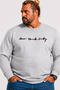 Plus Size Sweat New York City 22704 Gray - 2