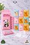 Figürlü Children's School Hygiene Set 8 Wet Wipes 9 Napkins Paper Tissue Portable Wet Wipes - 6