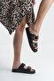 Valeria İnna Women's Genuine Leather Slippers - 7