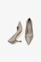Women's Thin Heeled Evening Dress Shoes with Stones Dica Gold Stone - 2