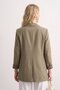 Women's Classic Blazer Jacket - Khaki - 4