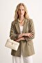 Women's Classic Blazer Jacket - Khaki
