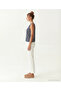 Regular Crew Neck Sleeveless T-Shirt - 4