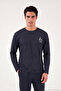 Ultra Soft Minimal Embroidery Long Sleeve Pajama Set Men's Pajama Set 6575009 - 4