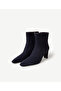 Suede Mid-Heel Boots - 3