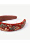 Leaf Embroidered Crown - 2