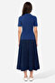 Women's Indigo a Form Midi Jean Skirt - 2