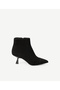 Suede Pointed Toe Mid-Heel Boots