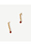 Natural Stone Dangle Earrings - 2