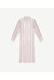 Plain Shirt Collar Long Sleeve Dress - 7