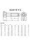 M3x25mm 100pcs 100/50/20/10pcs M2 M2.5 M3 M4 M5 M6 M8 Allen Hexagon Hex Socket Cap Head Screw Bolt D - 6