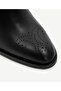 Soft Leather Heeled Boots with Rubber Detail - 2