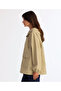 Loose Hooded Collar Long Sleeve Raincoat - 3