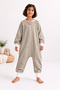 Cotton Flannel Footed Children's Sleeping Bag 100% Cotton Flannel Long Sleeve 1 Tog 20-24 Degrees - Star Pattern - 6 Months - 10 Years - 2