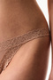 Beige Comfortable Cotton Thong - 3