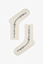 2 Pairs of Nose Stitch-Free Cotton Colorful Floral Patterned Socks - 2
