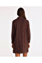 A Form Shirt Collar Long Sleeve Dress - 4