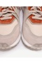 Leather Sneaker with Fabric Detail - 5