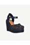Leather Knitted Espadrille with Padded Sole - 2