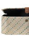 Leather Detailed Pandanus Rectangular Box (36X28X13 cm) - 2