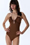 Brown Milos Bandeau Swimsuit - 5