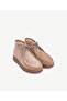 Rubber Sole Suede Boots - 4