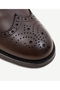 Leather Laced Shoes with Staple Detail - 2