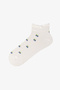3 Pairs of Nose Stitch-Free Cotton Fruit Patterned Ruffle Booties Socks - 4