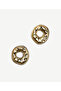 Textured Gold Earrings - 2