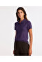 Regular Polo Neck Short Sleeve Sweater - 2