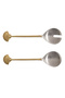 Stainless Steel Salad Serving Set (8X27X2 cm)