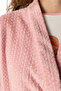 Pink Countryside Fluffy Long Sleeve Dressing Gown - 3