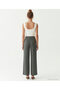 Wide High Waist Pants - 4