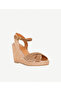 Cross-Strapped Padded Suede Espadrille - 2