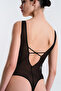 Ange Black Bodysuit - Privee Collection - 5
