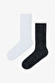 2 Pairs of Glitter Thick Socks