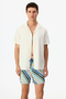 Men's White Havana Air Linen Blend Shirt - 2