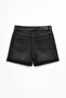Women's High Waist Layered Mom Jean Shorts - 7