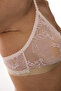 Beige Triangle Lace Bra - 4