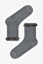 2 Pairs of Cotton Lace Ruffle Socks - 3