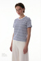 Stripe Premium Striped Short Sleeve T-Shirt - 2
