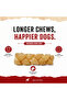 Natural Collagen Braided Dog Chew Treat (6 Inch, 3 Pcs) - 5