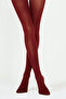 Burgundy Cotton Pantyhose-Pentilicious - 2