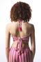 Striped Moi Halter Neck Crop Top - 3