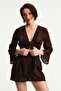 Brown West 3/4 Sleeve Top - 4